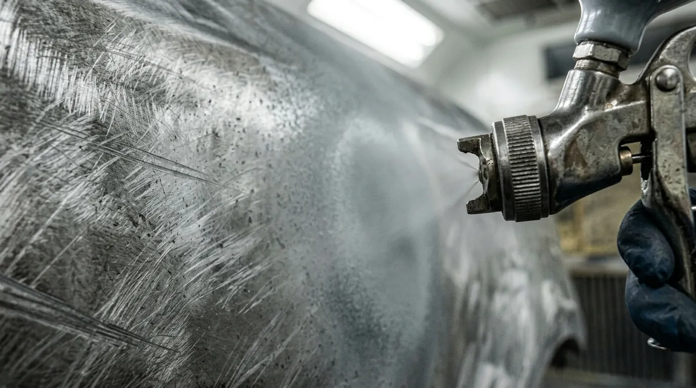 Bare Metal Epoxy Primer Application